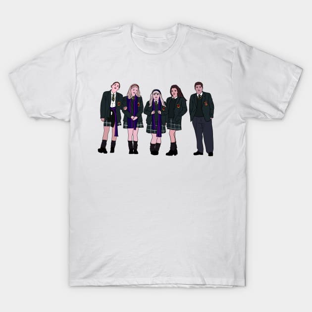 Derry Girls TV Show T-Shirt by BasicBeach